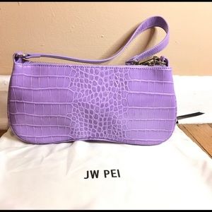 JW PEI Eva Shoulder Bag - Purple Croc